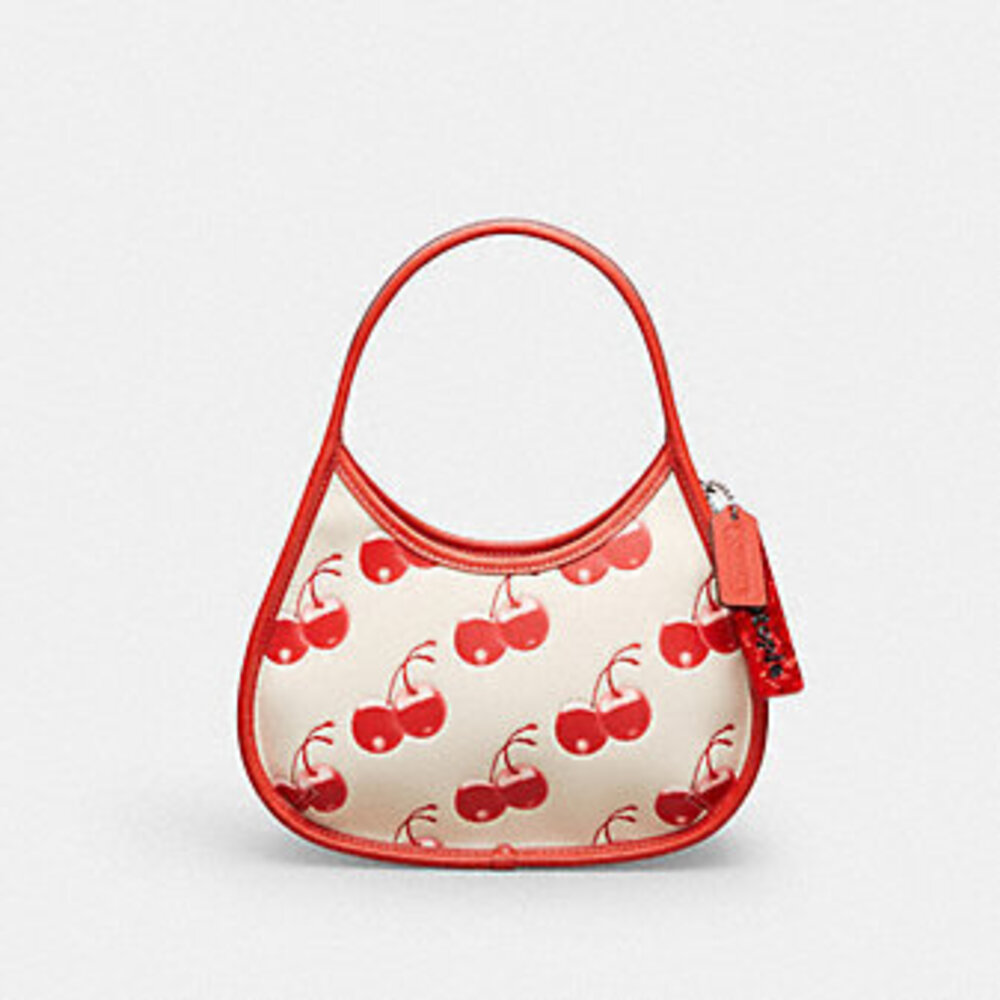 New With Tags Coach Ergo Coachtopia Leather With Cherry Print
